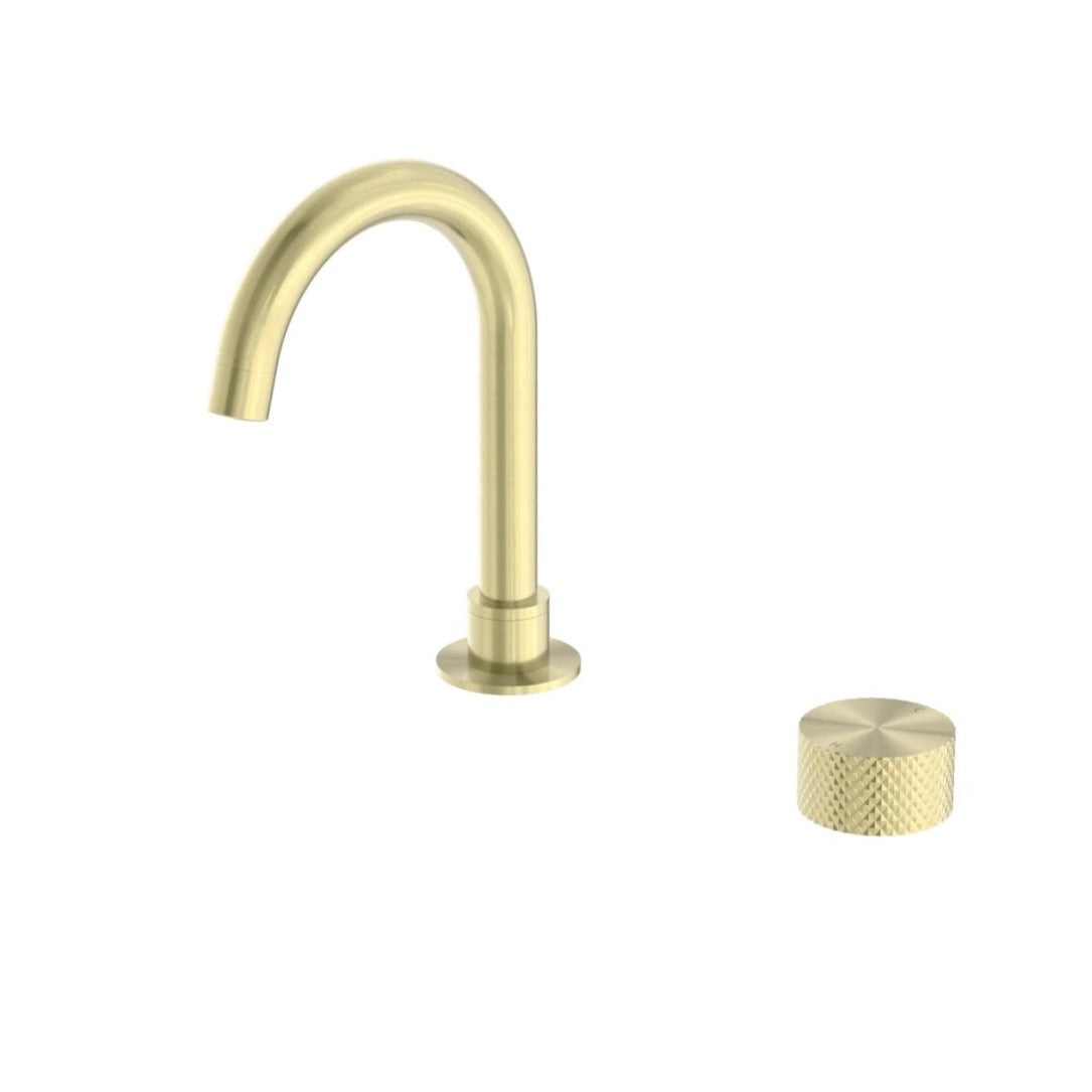 Owen & Finch Opal Progressive Wastafelmengkraan 2-Gats Laag Model Brushed Gold PVD