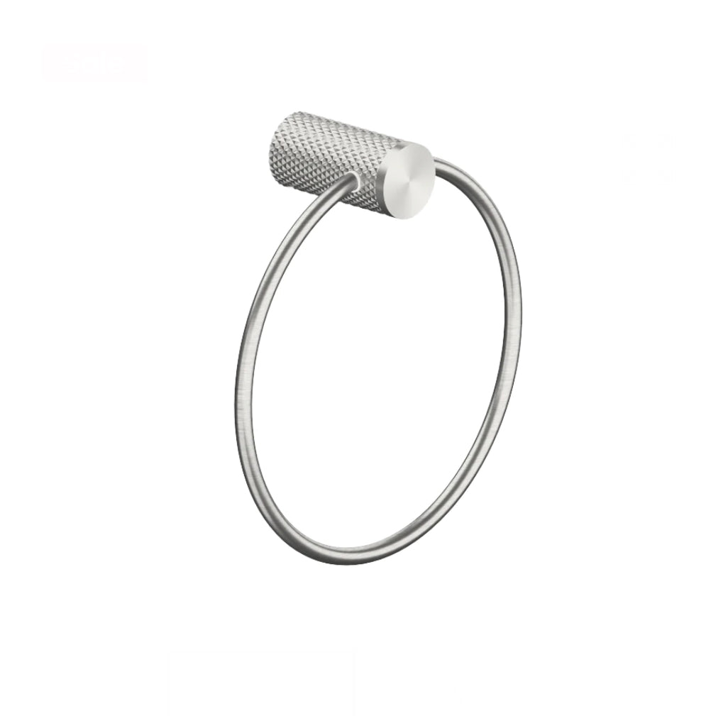 Owen & Finch Opal Handdoekring Brushed Nickel PVD