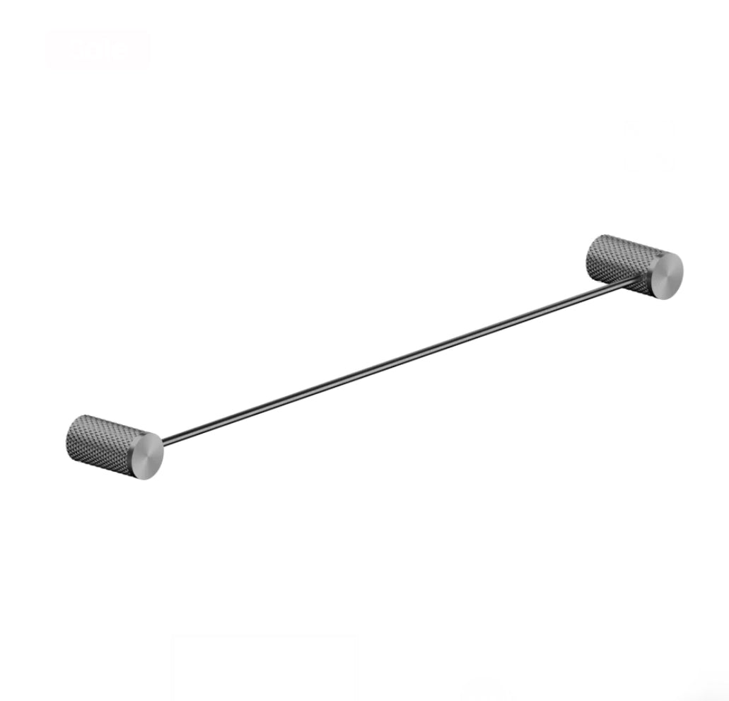 Owen & Finch Opal Handdoekrek Enkel Brushed Graphite 600mm PVD