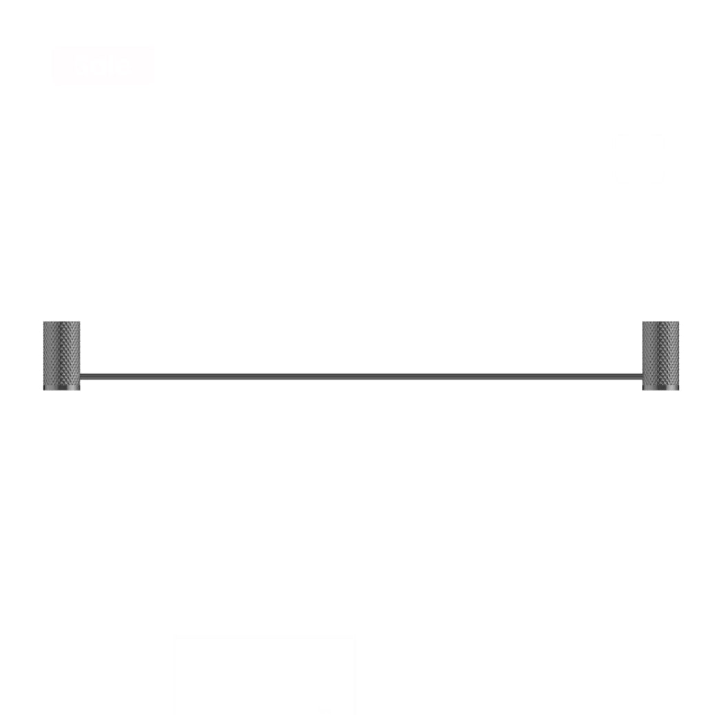 Owen & Finch Opal Handdoekrek Enkel Brushed Graphite 600mm PVD