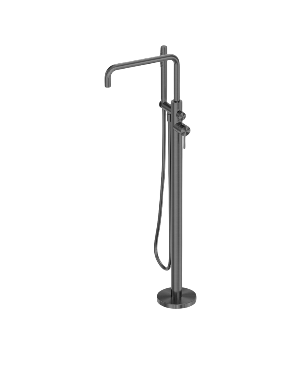 Owen &amp; Finch Luxury Freestanding Faucet – 316L Stainless Steel Brushed Graphite (PVD) – Bath and Basin Faucet – (OF162203a02GR)