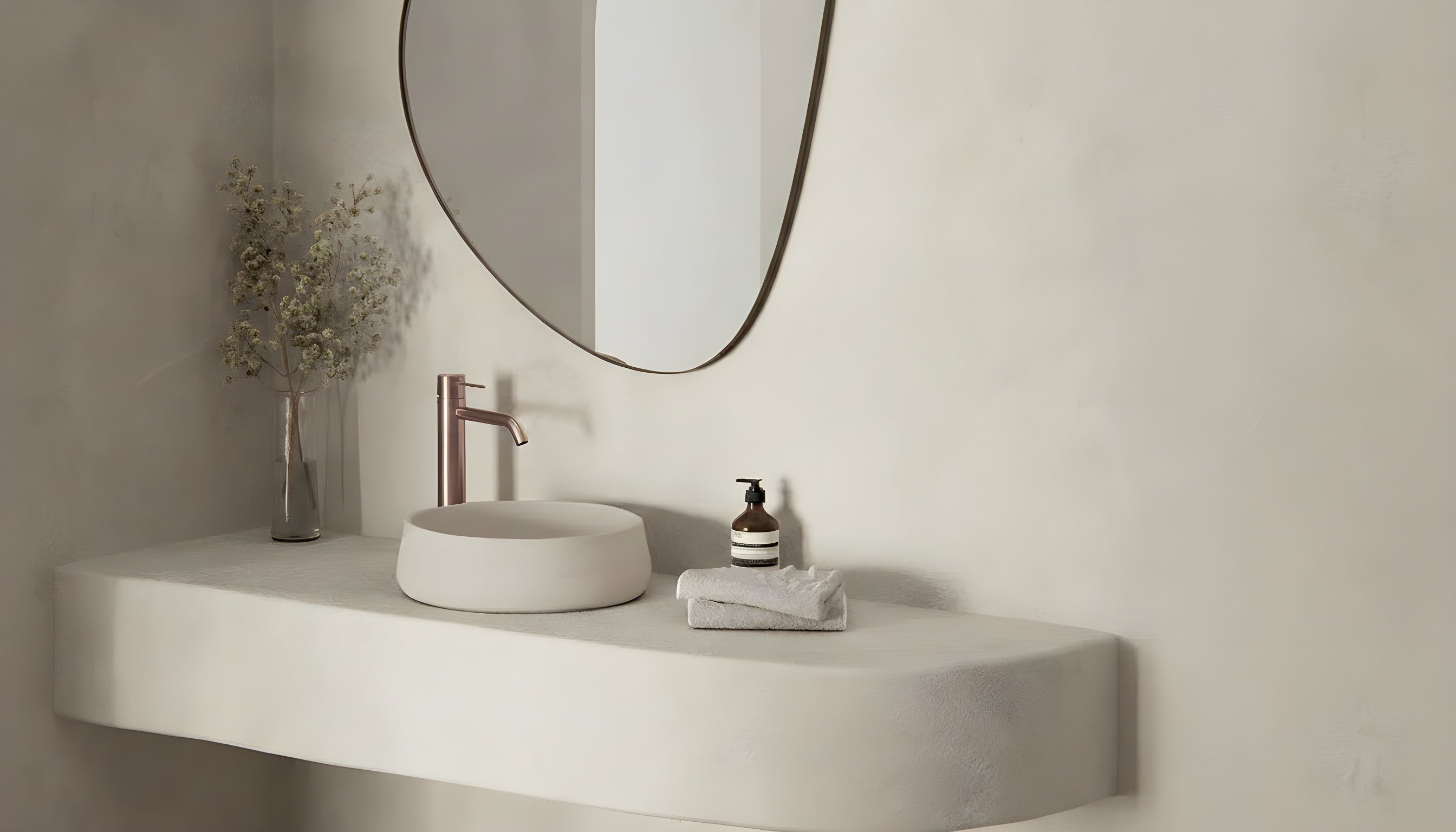 Owen & Finch Messing Hoge Fonteinmengkraan Geborsteld Satijn Brons PVD (OF221901eBZ)