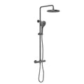 Owen &amp; Finch Luxury Brass Shower Set | Brushed Graphite with PVD Thermostatic Valve (OF251906GR)