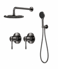 Complete Inbouw Regendoucheset | Geborsteld Grafiet PVD | Owen & Finch (OF251914GR)
