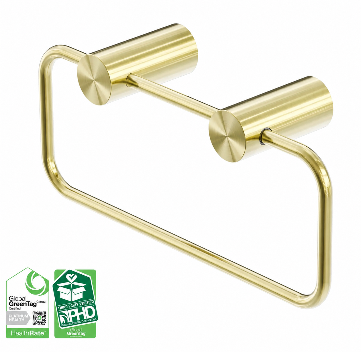 Handdoekring 316L RVS Geborsteld Champagne Goud PVD | Owen & Finch (OF1680BG)