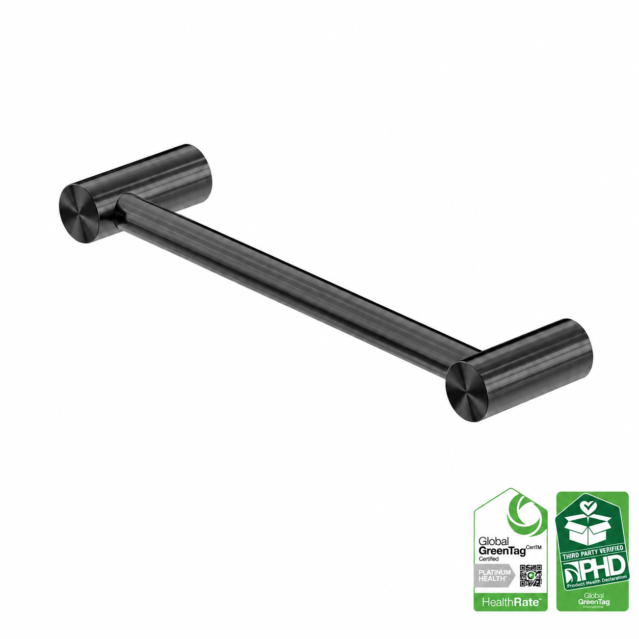 Owen &amp; Finch 316L Stainless Steel Towel Rack Single Brushed Graphite PVD