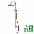 Owen &amp; Finch Luxury Outdoor Rain Shower with Handheld Shower Head – 316L Stainless Steel Brushed Satin Bronze PVD (OF162205c01BZ) 