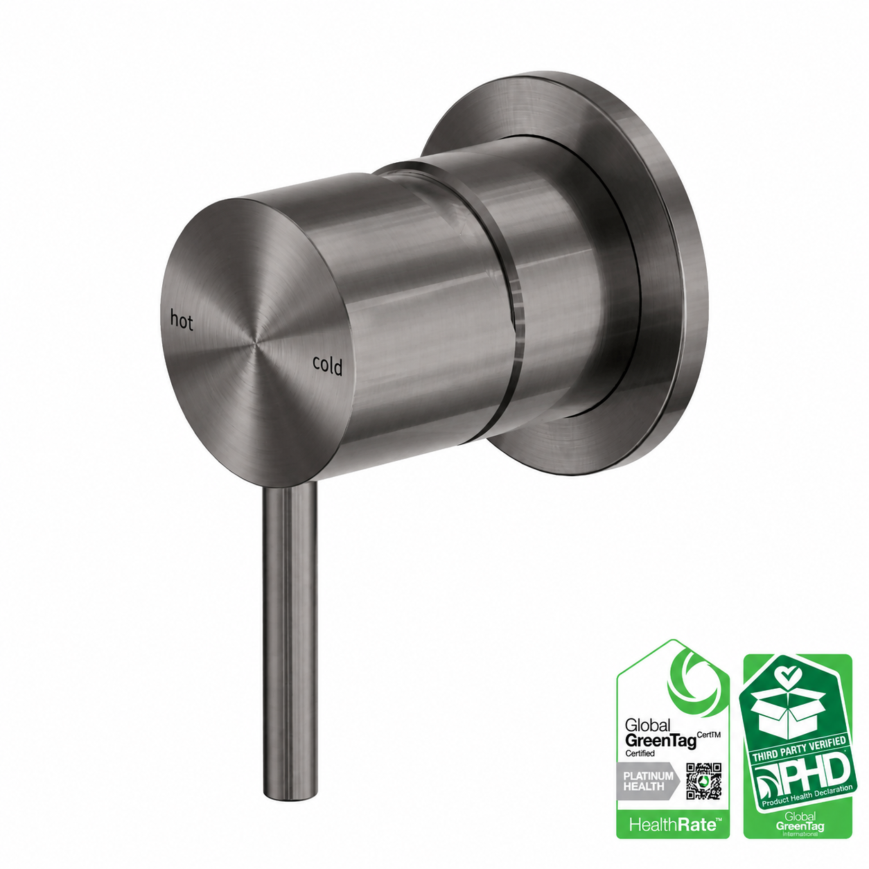 Owen &amp; Finch Single Mixer Tap - 316L Stainless Steel - Brushed Graphite (PVD) - Indoor &amp; Outdoor (OF162211GR)