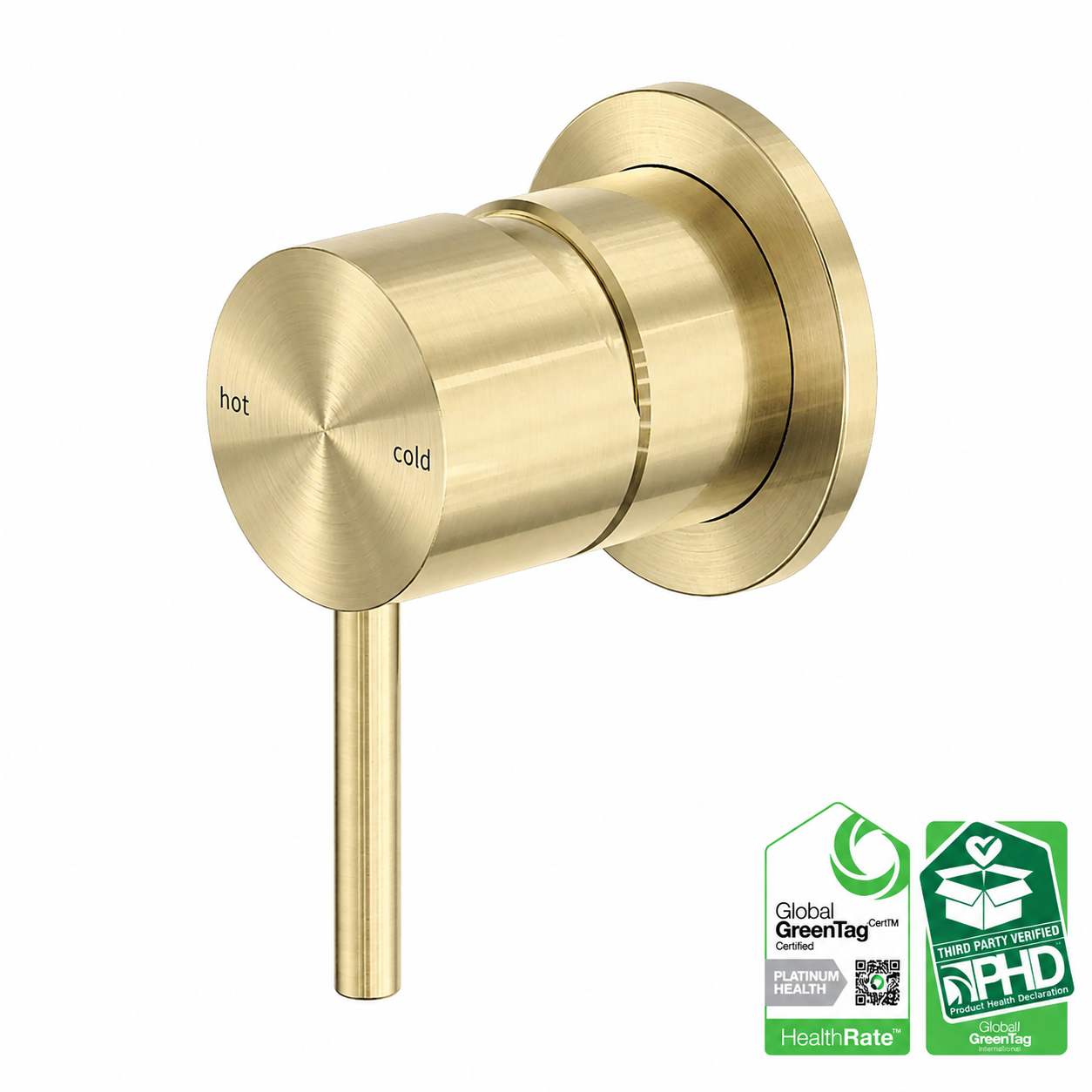 Owen &amp; Finch Single Faucet Mixer - 316L Stainless Steel - Brushed Champagne Gold (PVD) - Indoor &amp; Outdoor (OF162211BG)