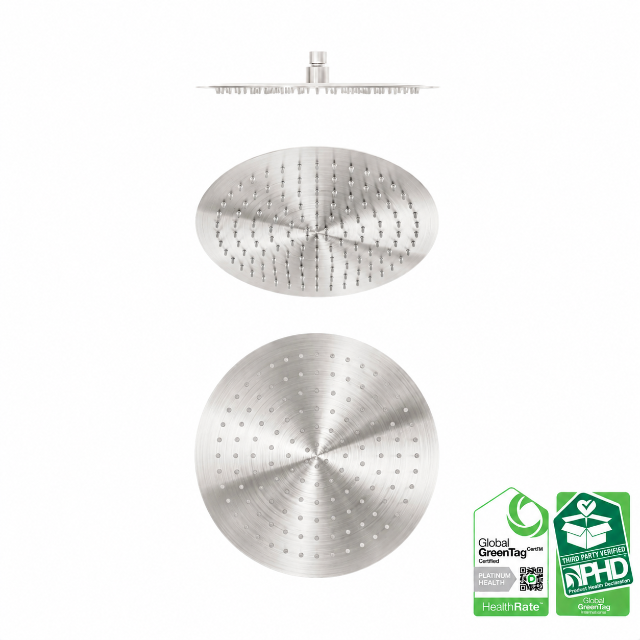 Owen &amp; Finch 316L Stainless Steel Shower Head Brushed Nickel 300mm (OF508041BN)