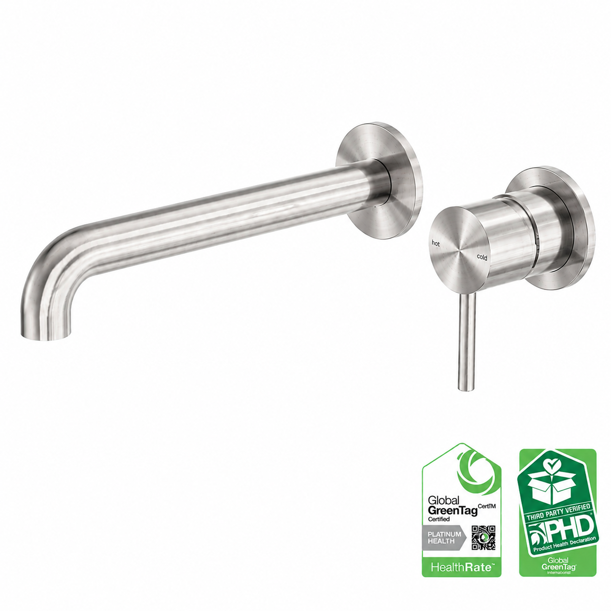 Owen &amp; Finch Built-in Wall Mixer - 316L Stainless Steel - Brushed Nickel - Indoor &amp; Outdoor (OF162210bBN)