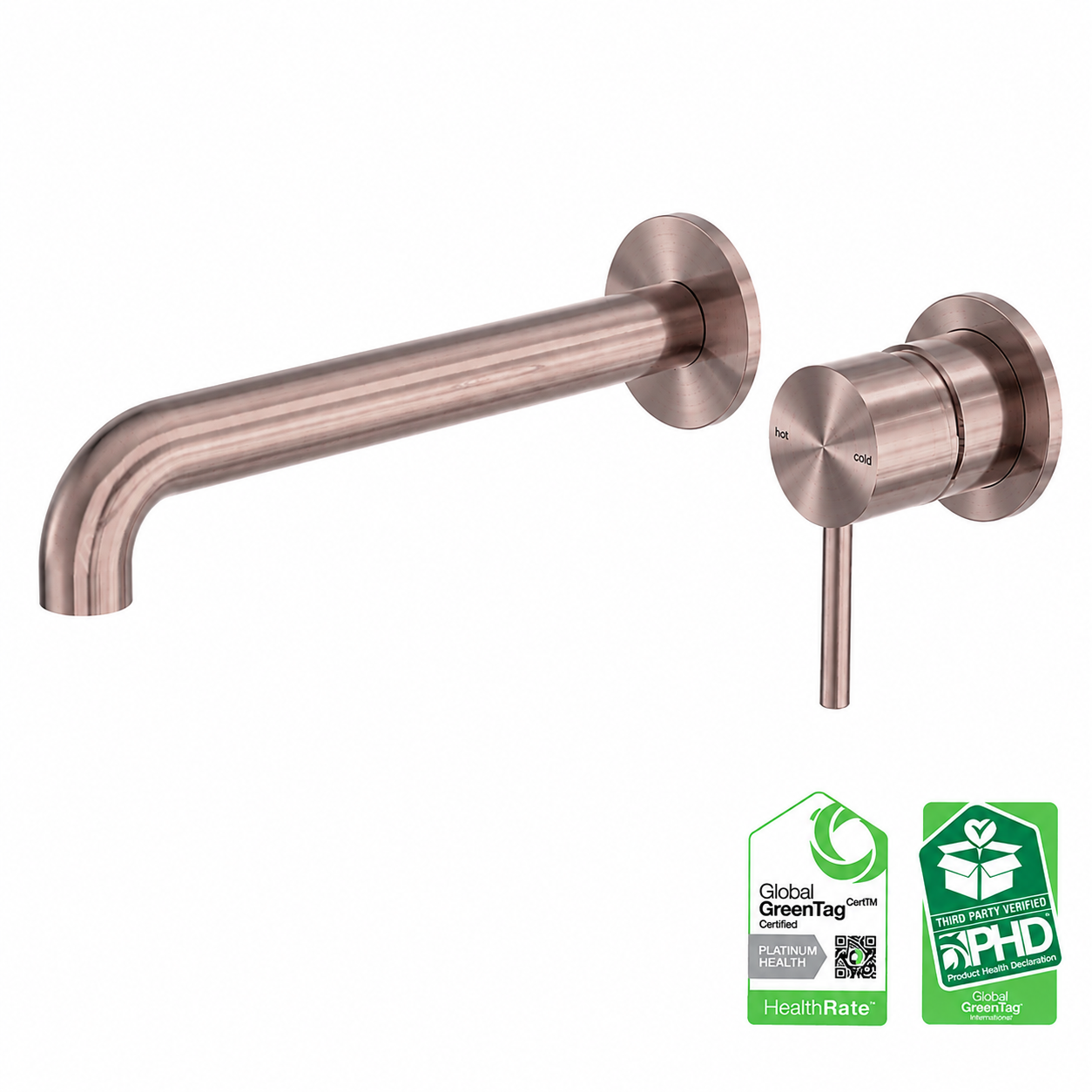 Owen &amp; Finch Built-in Wall Mixer - 316L Stainless Steel - Brushed Satin Bronze (PVD) - Indoor &amp; Outdoor (OF162210bBZ)
