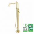 Vrijstaande Badkraan 316L RVS Geborsteld Champagne Goud PVD | Owen & Finch (OF162203a02BG)