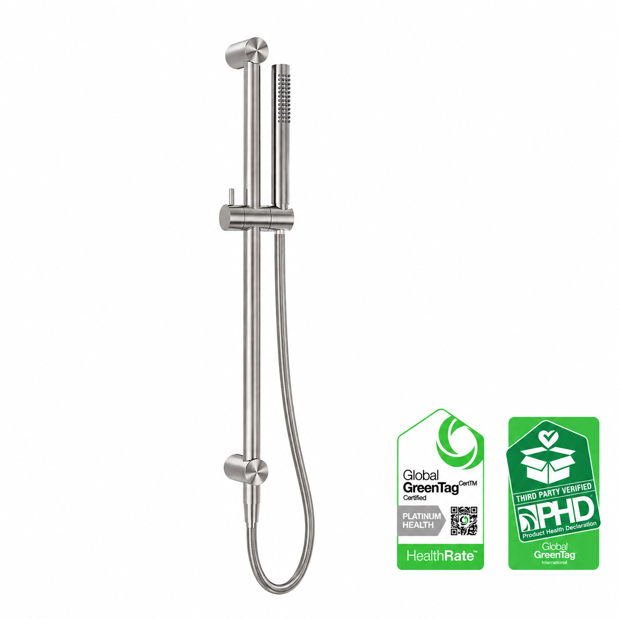 Owen &amp; Finch 316L Stainless Steel Hand Shower with Sliding Rod Brushed Nickel (OF162205b02BN)