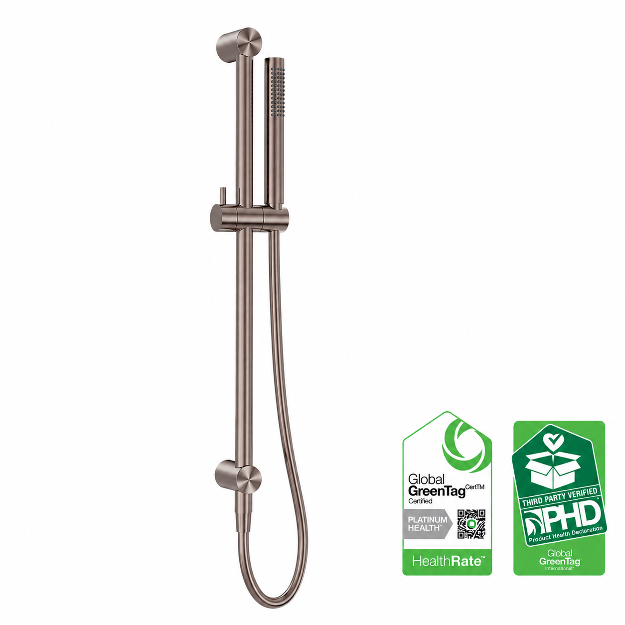 Owen &amp; Finch 316L Stainless Steel Hand Shower with Sliding Rail Brushed Satin Bronze PVD (OF162205b02BZ)