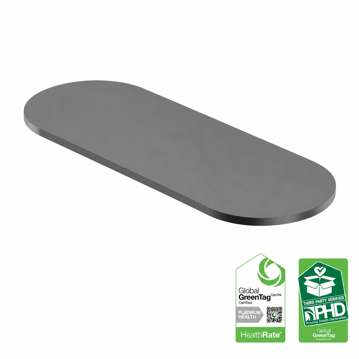 Owen &amp; Finch 316L Stainless Steel Plank Brushed Graphite PVD