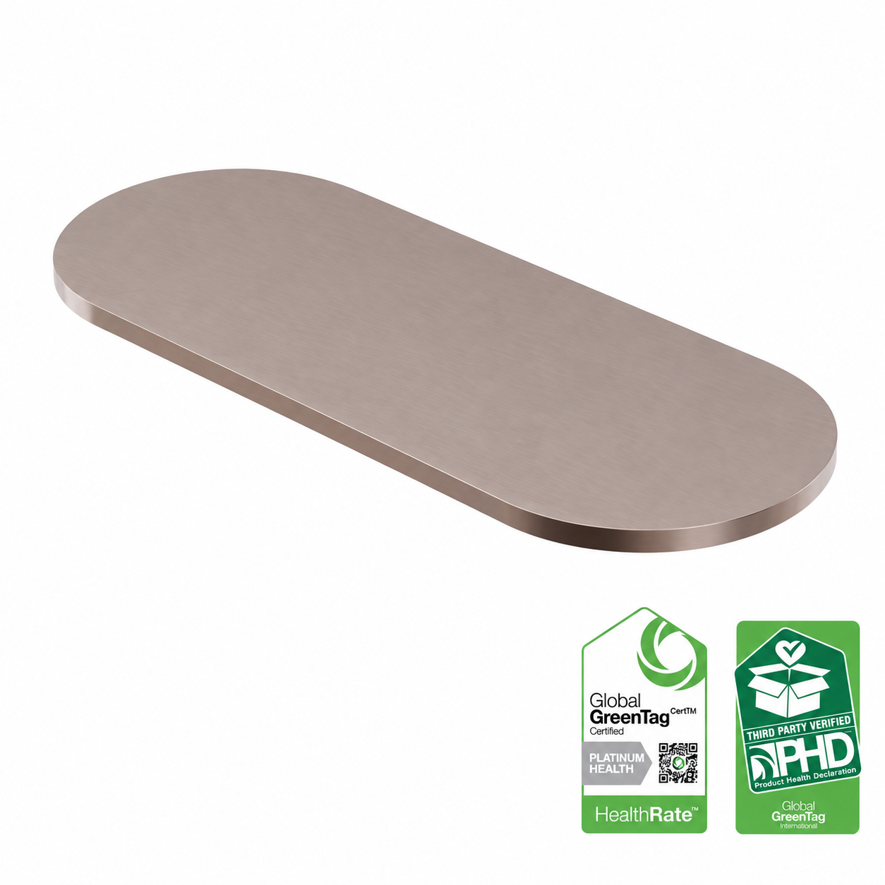 Owen &amp; Finch 316L Stainless Steel Shelf Brushed Satin Bronze PVD