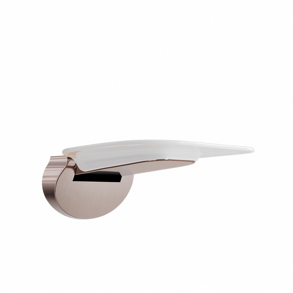 Owen & Finch Care Inklapbare Douchestoel – Geborsteld Satijn Brons PVD 400x330 mm | Veilig & Duurzaam Design (OFCR0003BZ)