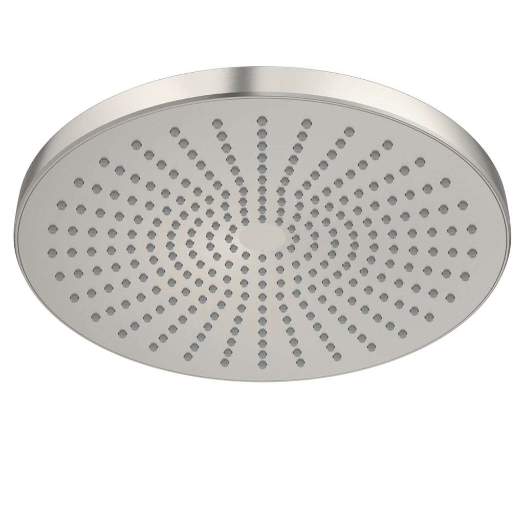 Owen &amp; Finch Brass Shower Set – Brushed Nickel | Thermostatic Mixer with Diamond Knurling, Hand Shower &amp; Rain Shower Ø250mm (OF251913BN)