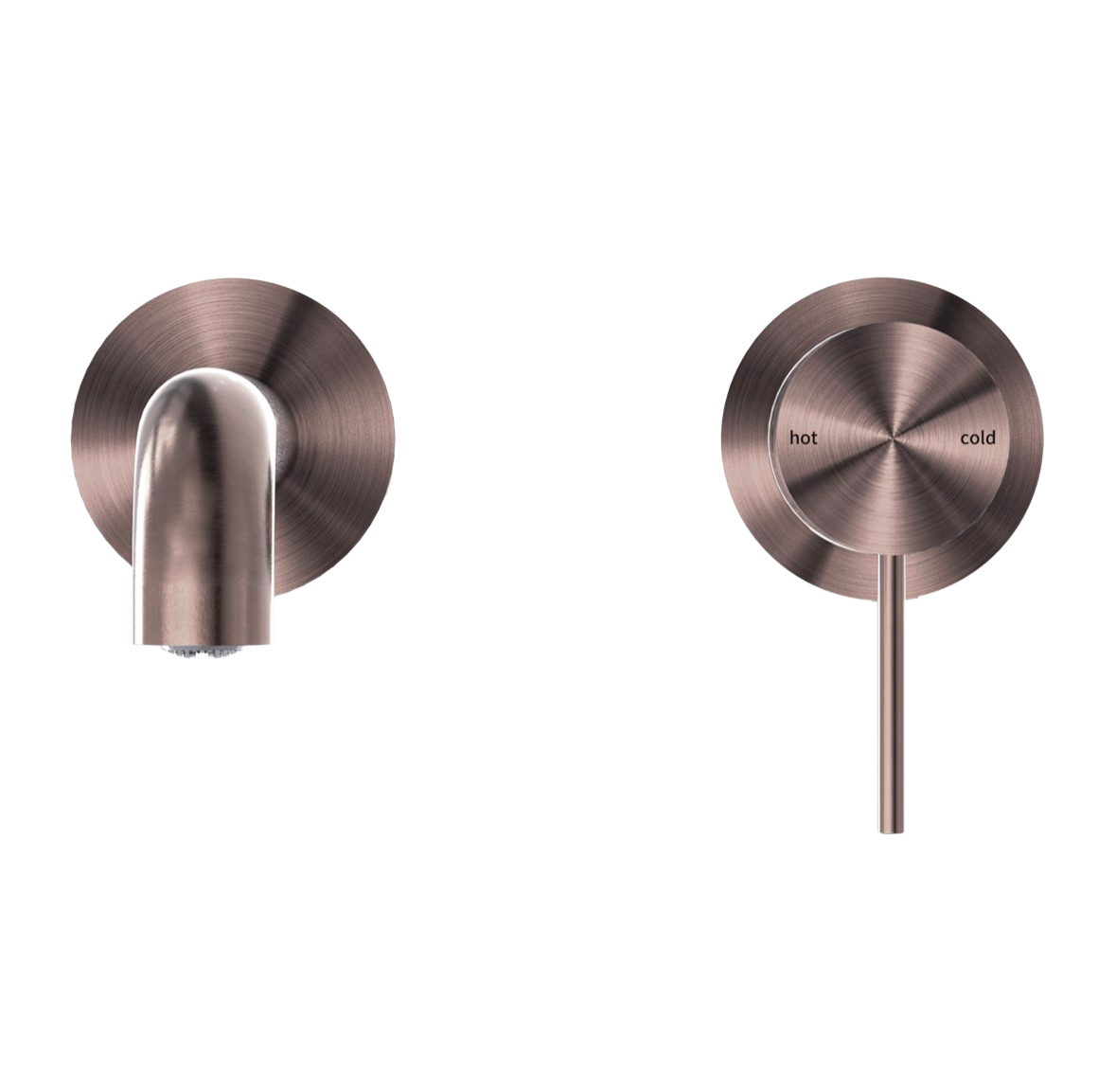 Owen &amp; Finch 2-Hole Wall-Mounted Mixer Brushed Satin Bronze PVD (OF221910cBZ)