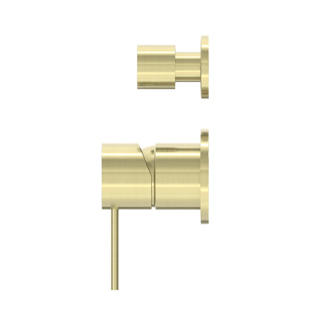 Owen & Finch Messing Inbouw Douchemengkraan met Omstel – Geborsteld Champagne Goud – PVD (OF221911sBG)