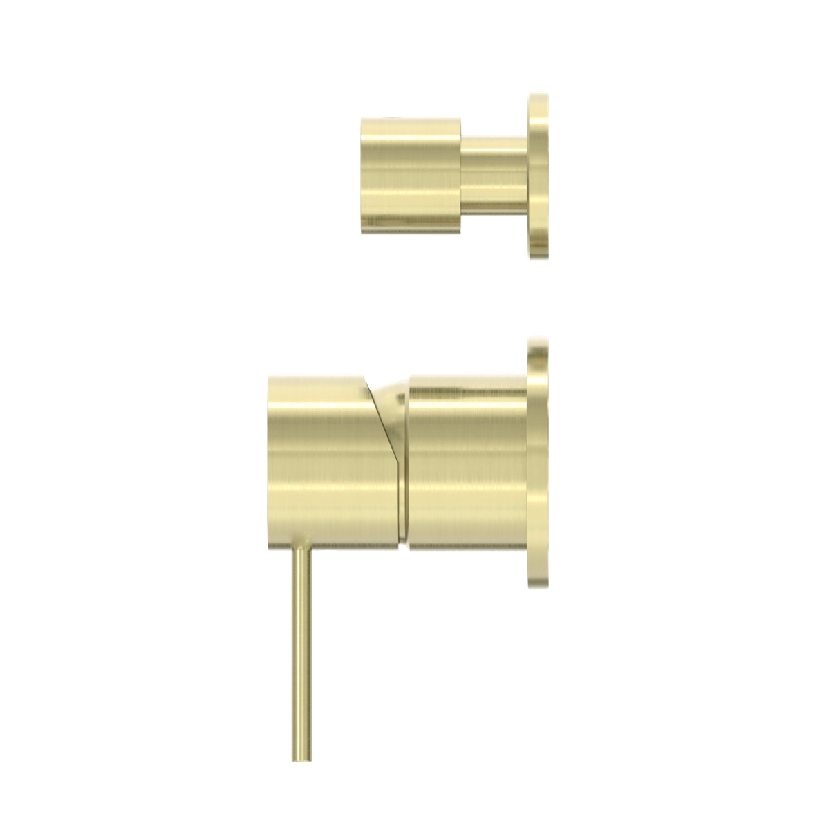 Owen &amp; Finch 2-Hole Built-in Mixer Tap with Vertical Diverter Brushed Champagne Gold PVD (OF221911sBG)