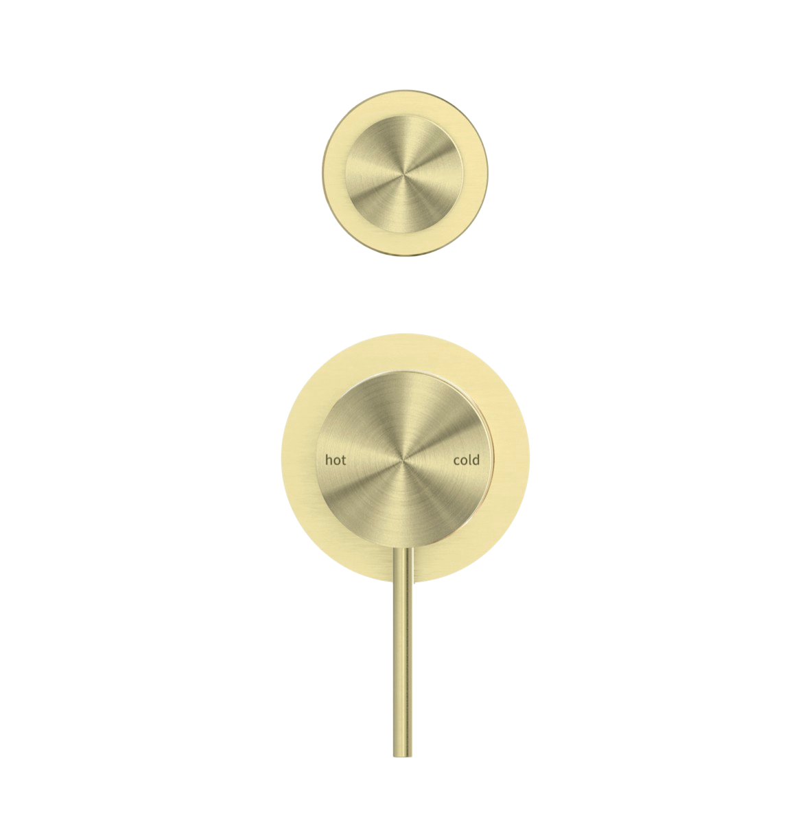 Owen &amp; Finch 2-Hole Built-in Mixer Tap with Vertical Diverter Brushed Champagne Gold PVD (OF221911sBG)