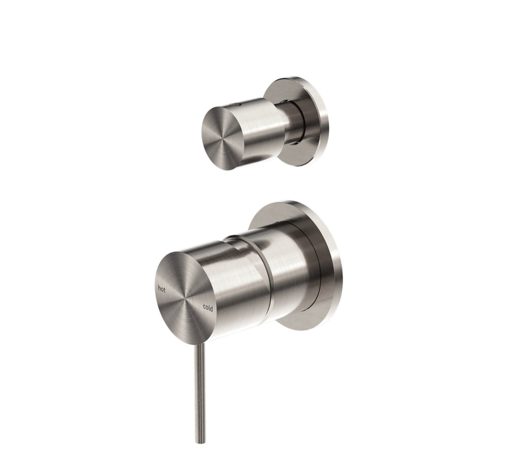 Owen & Finch Messing Inbouw Douchemengkraan met Omstel – Geborsteld Nikkel (OF221911sGM)