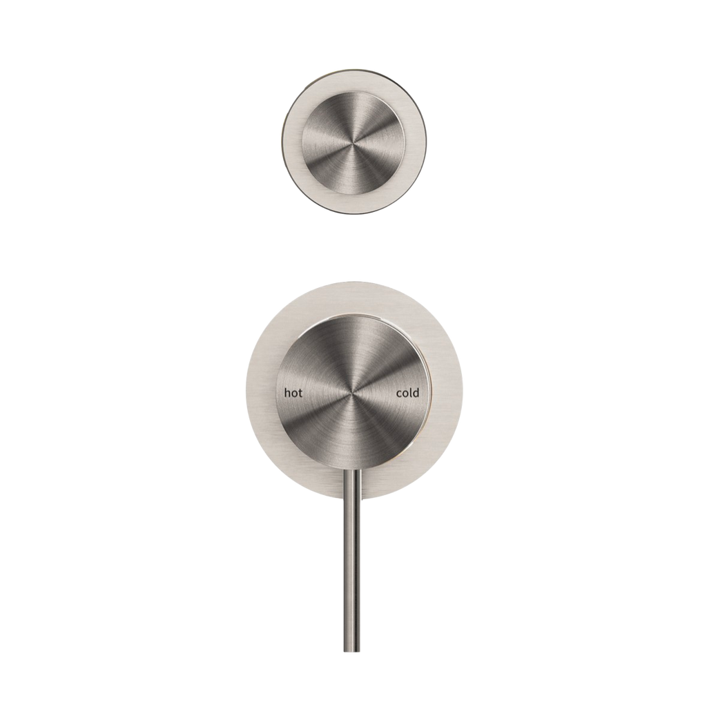 Owen & Finch Messing Inbouw Douchemengkraan met Omstel – Geborsteld Nikkel (OF221911sGM)