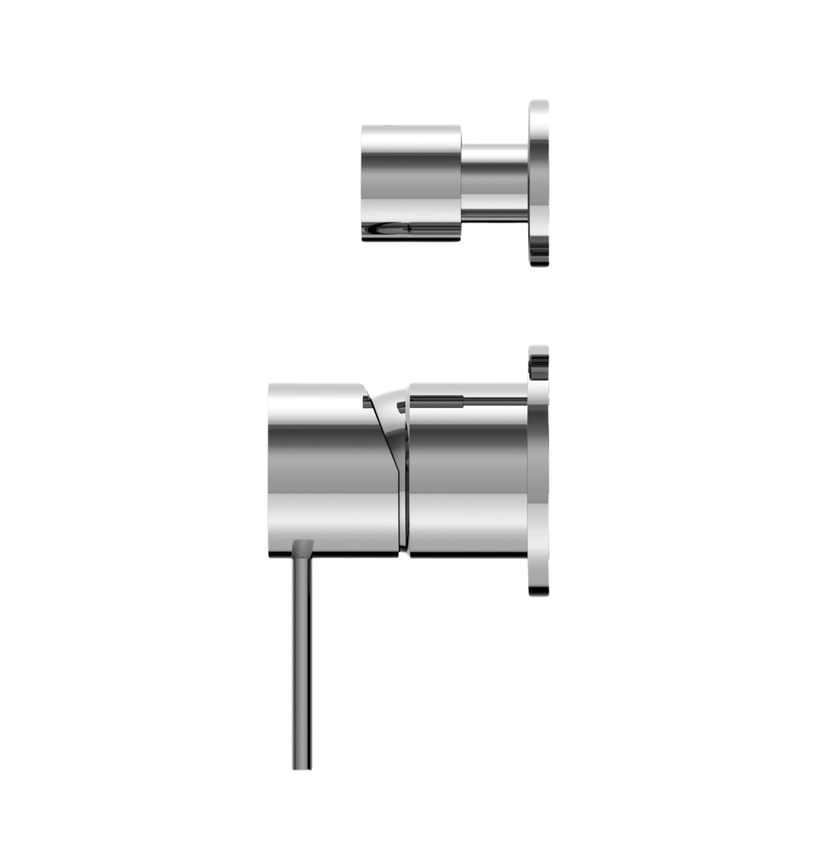 Owen & Finch Mecca 2-Gats Inbouw Mengkraan Met Verticale Omstelling Chrome (OF221911sCH)