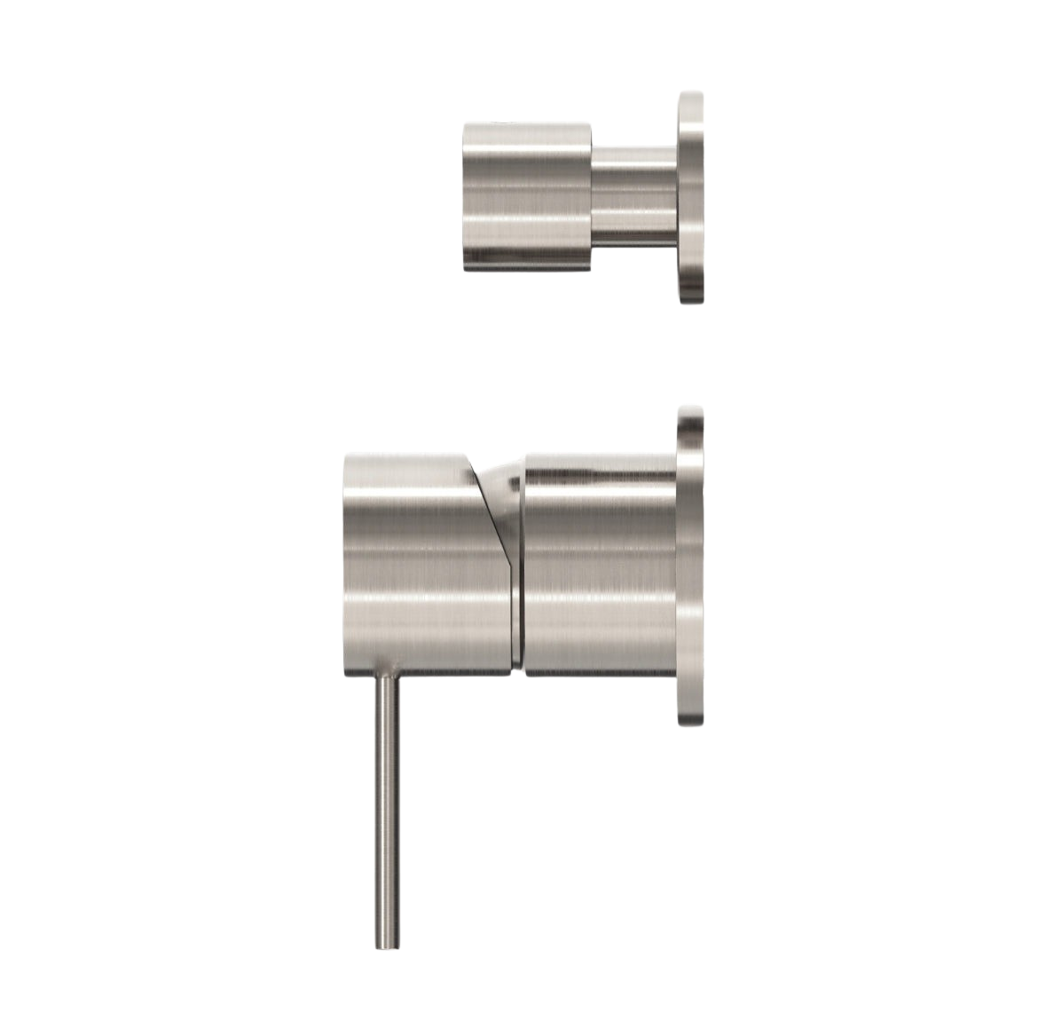 Owen &amp; Finch 2-Hole Built-in Mixer Tap with Vertical Diverter Brushed Nickel (OF221911sBN)