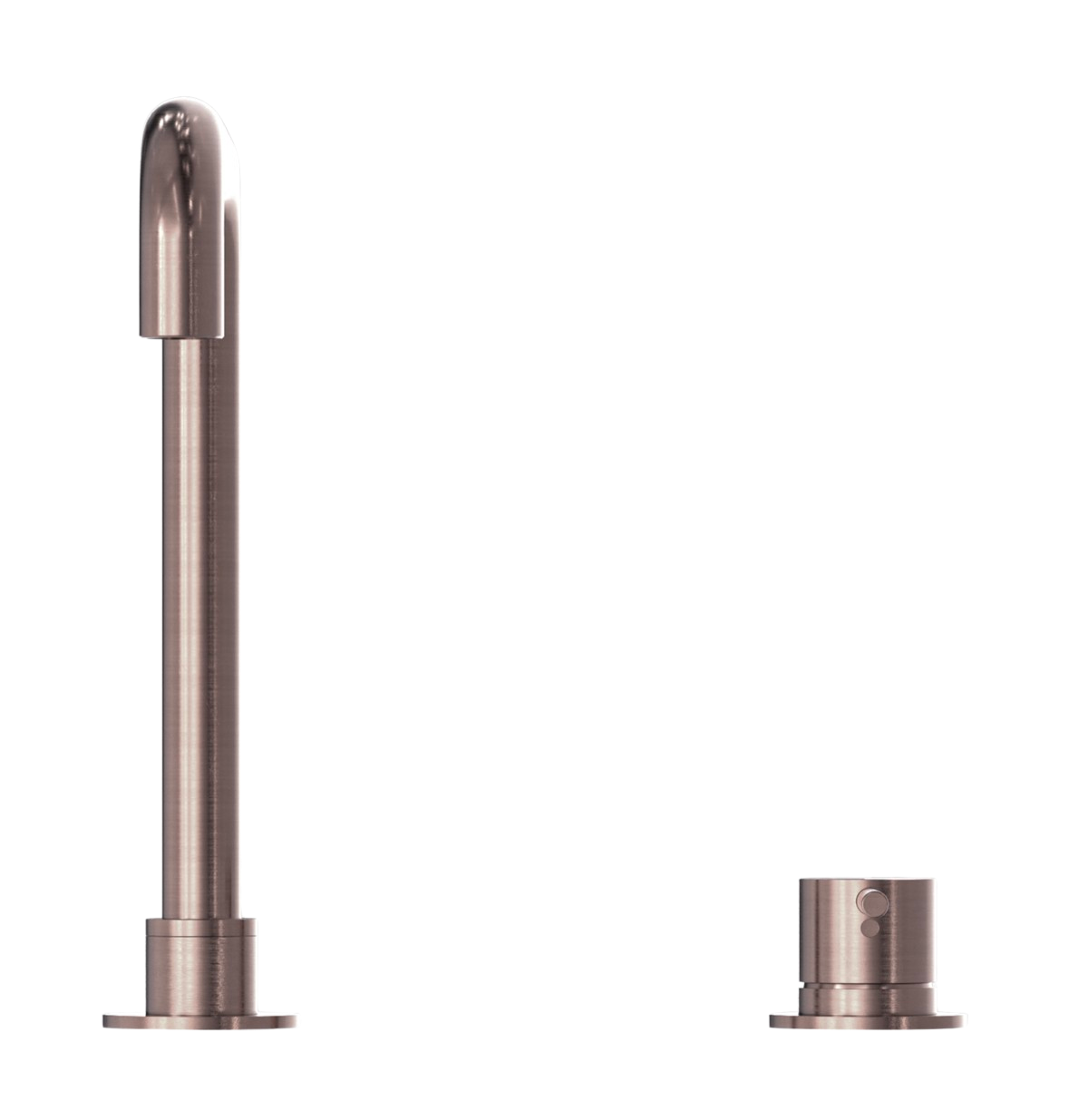 Owen &amp; Finch 2-Hole Built-in Basin Mixer Tap, Swivel, Brushed Satin Bronze PVD (OF221901cBZ)
