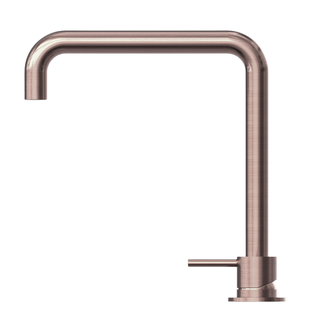 Owen &amp; Finch 2-Hole Built-in Basin Mixer Tap, Swivel, Brushed Satin Bronze PVD (OF221901cBZ)