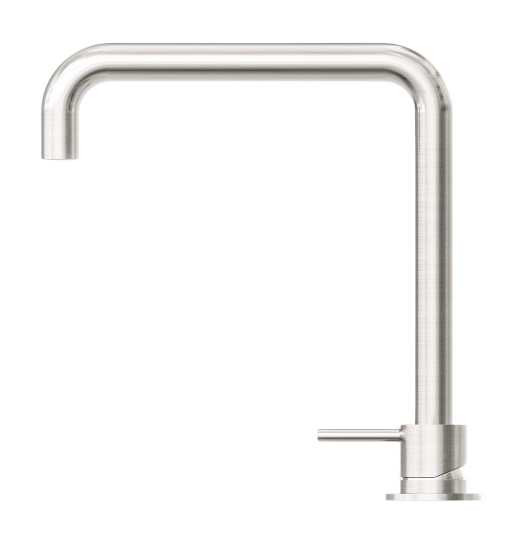 Owen & Finch 2-Gats Inbouw Wastafelmengkraan Draaibaar Geborsteld Nikkel (OF221901cBN)