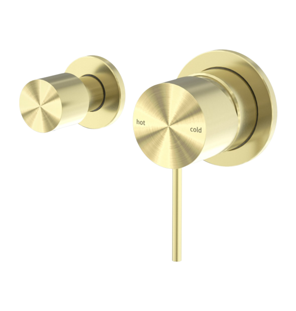 Owen &amp; Finch 2-Hole Built-in Mixer Tap with Horizontal Diverter Brushed Champagne Gold PVD (OF221911uBG)