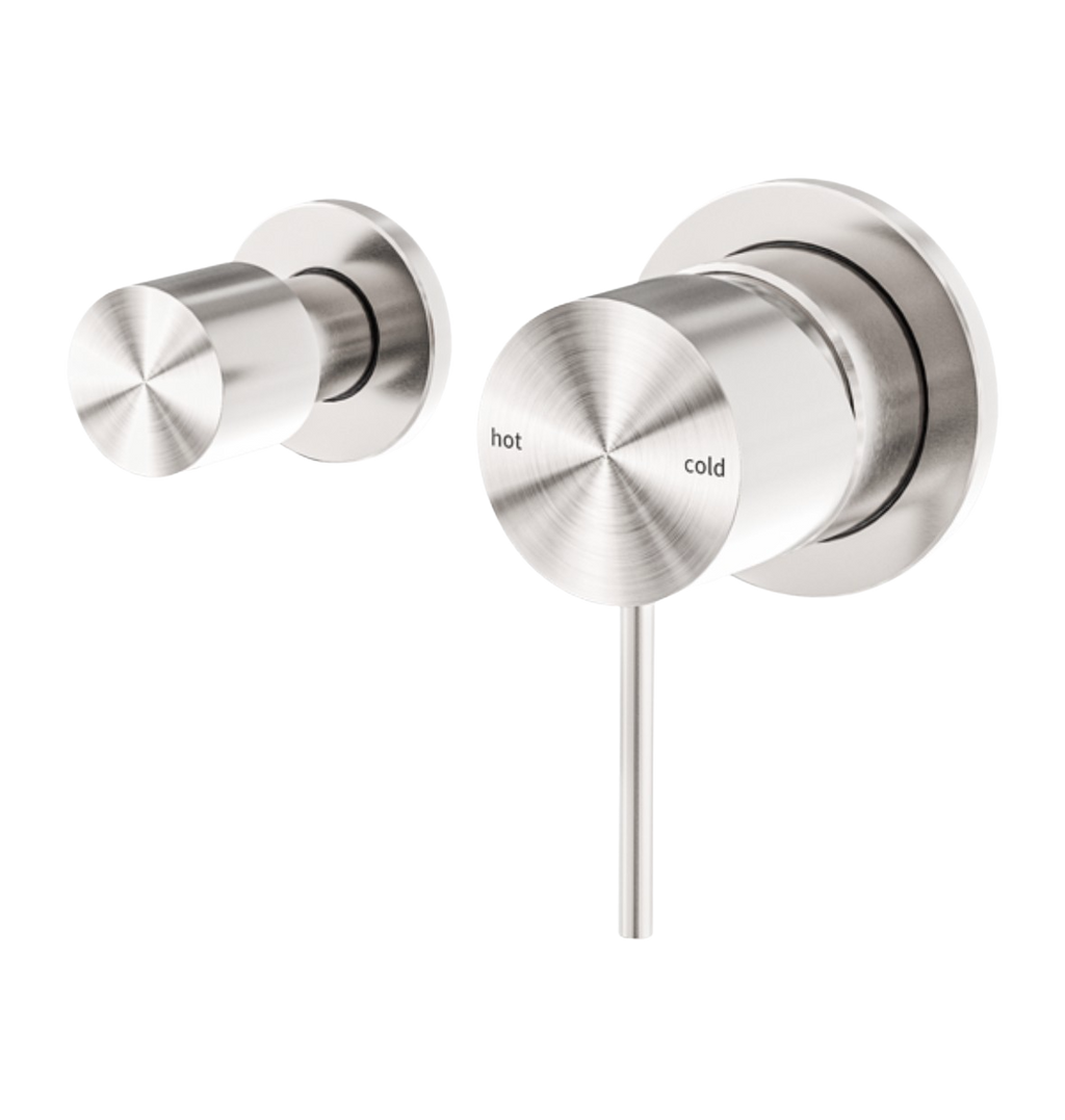 Owen &amp; Finch 2-Hole Built-in Mixer Tap with Horizontal Diverter Brushed Nickel (OF221911uBN)