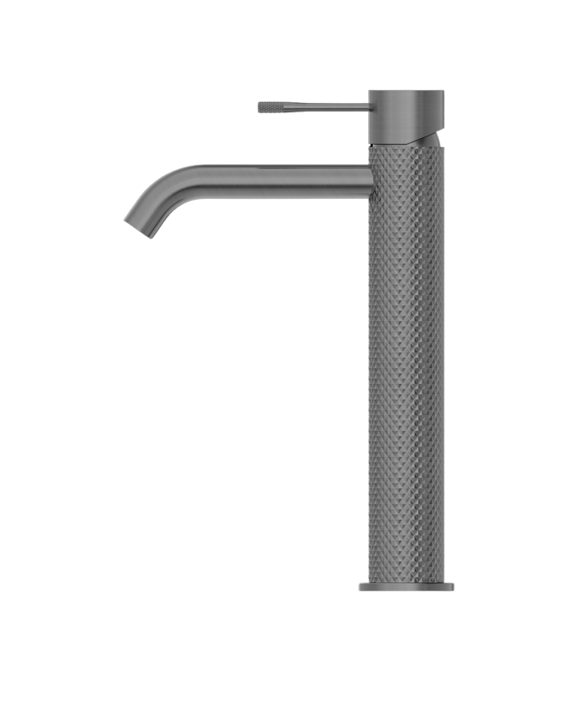 Owen &amp; Finch Single-Hole Basin Mixer Tall Model Brushed Graphite PVD (OF251901aGR)