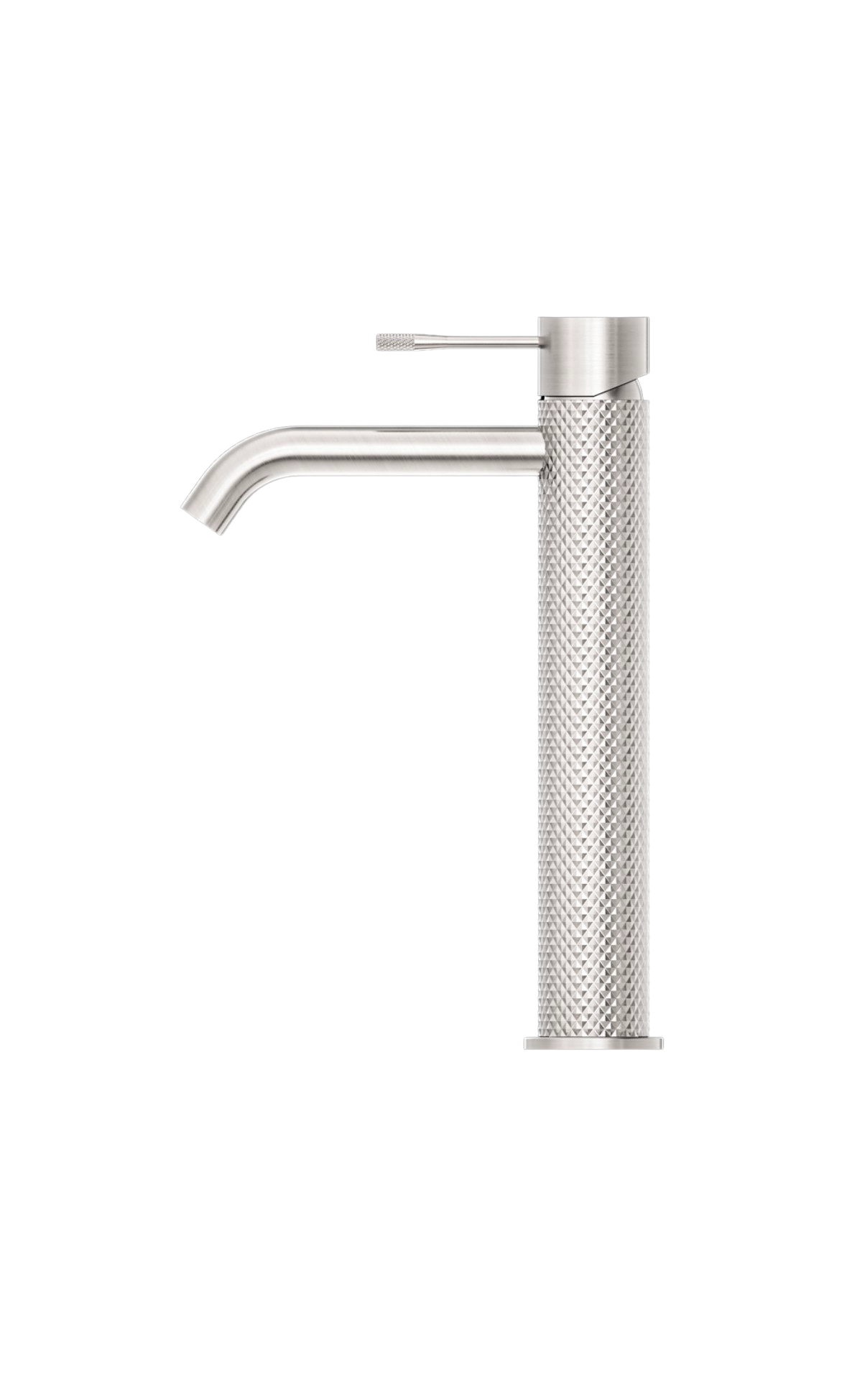 Owen &amp; Finch Single-Hole Basin Mixer Tap Tall Model Brushed Nickel (OF251901aBN)