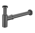 Wastafelsifon Messing Geborsteld Gun Metal PVD | Owen & Finch (OFA186wGM)