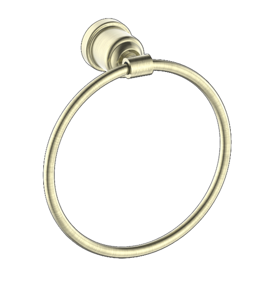 Owen & Finch York Handdoekring Aged Brass