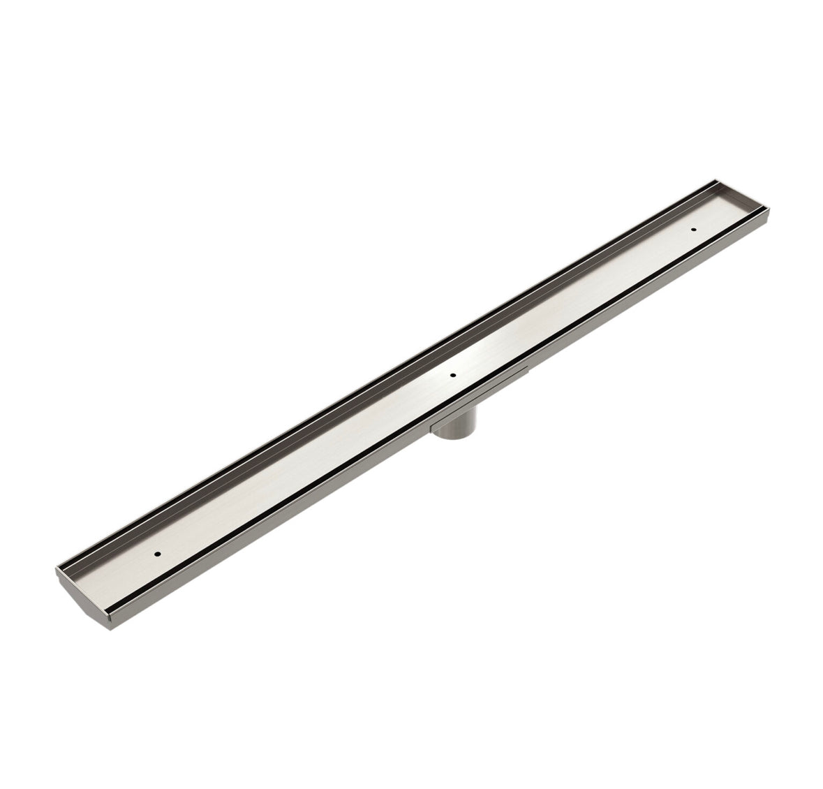 Owen &amp; Finch Shower Drain With Tile Grate Brushed Nickel 900mm (OFFG002BN)