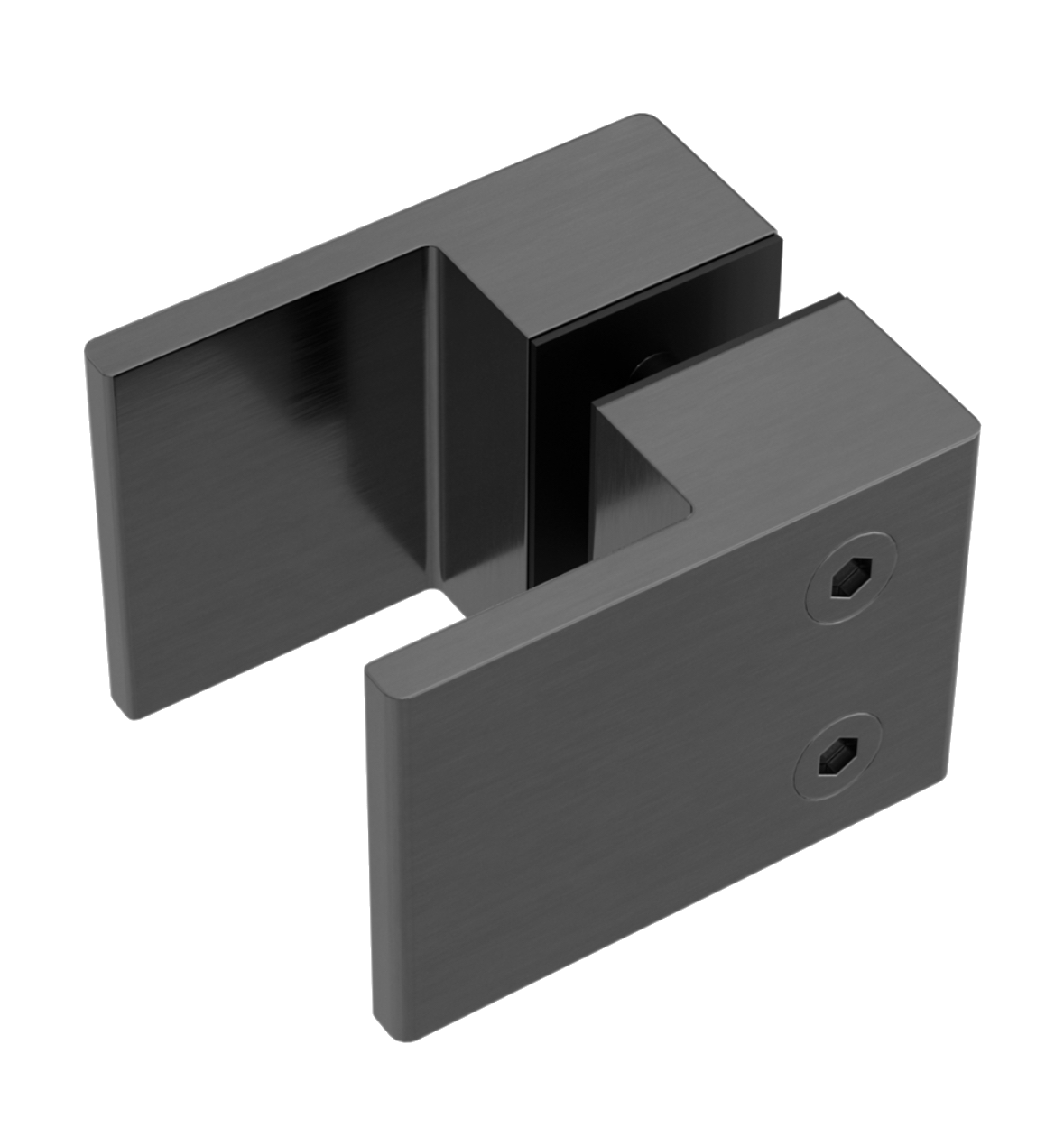 Owen &amp; Finch Shower Door Handle Gun Metal | PVD Glass Hardware (OFSH302GM)