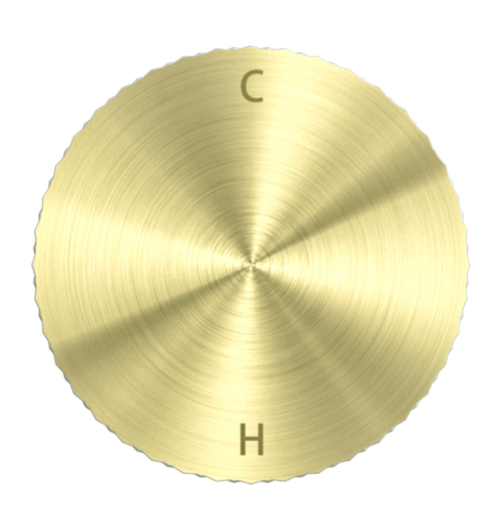 Owen & Finch Progressive 1-Gats Inbouw Mengkraan Geborsteld Champagne Goud PVD (OF252009BG)