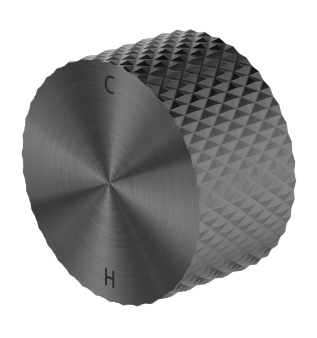 Owen &amp; Finch 2-Hole Progressive Basin Mixer Tall Model Brushed Graphite PVD (OF252001aGR)