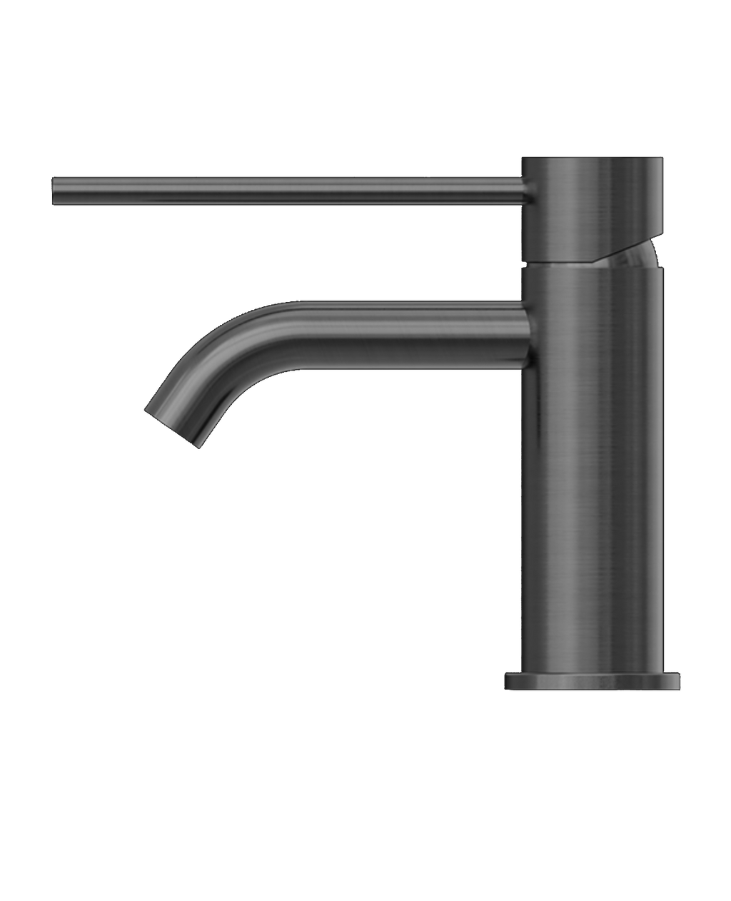 Owen & Finch Care Wastafelmengkraan 1-Gats Laag Model Geborsteld Gun Metal PVD (OF221901dGM)