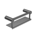 Wandplanchet Met Leuning RVS Geborsteld Gun Metal PVD | Owen & Finch Care (OFCR2512cGM)