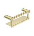 Wandplanchet Met Leuning RVS Geborsteld Champagne Goud PVD | Owen & Finch Care (OFCR2512cBG)