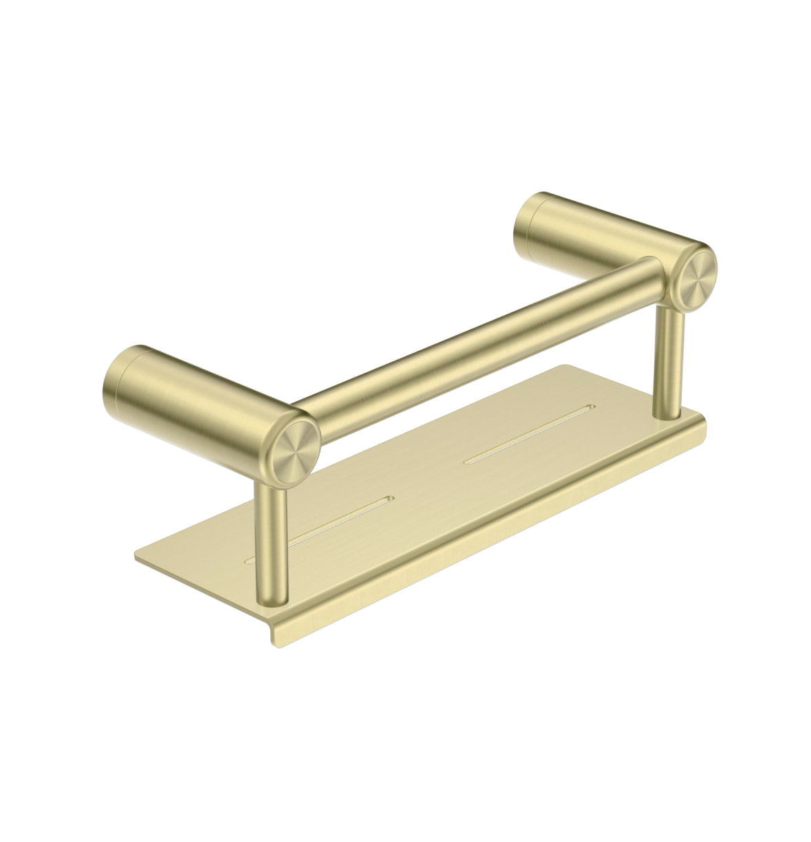 Owen &amp; Finch Care Shelf with Handle Brushed Champagne Gold PVD (OFCR2512cBG)