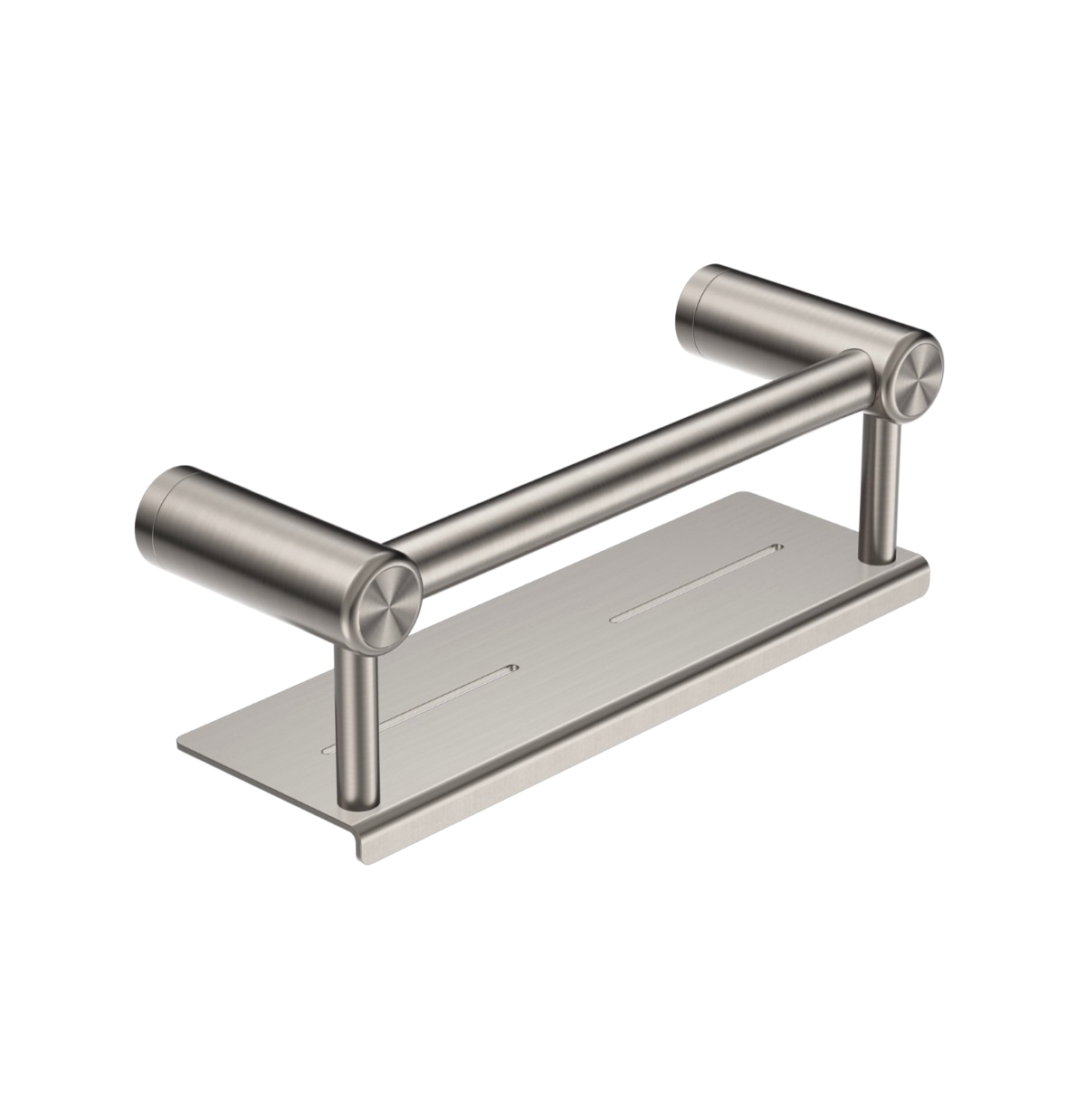 Owen &amp; Finch Care Shelf with Handle Brushed Nickel (OFCR2512cBN)