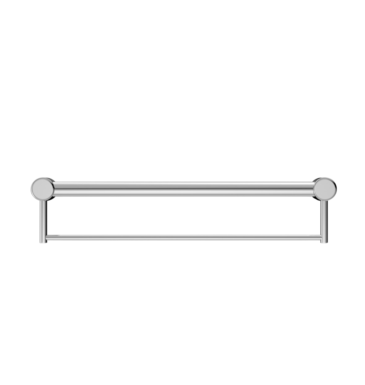 Handdoekrek Met Handgreep RVS Chroom | Wand Handdoekrek | Owen & Finch Care (OFCR3224bCH)